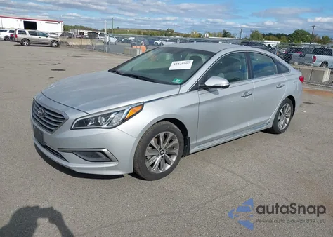 2016 Hyundai Sonata Sport z USA, uszkodzony, nr VIN 5NPE34AF7GH428958
